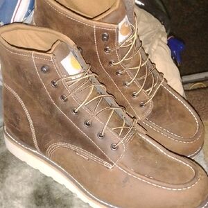 Carhartt Men's Dark Brown Leather Boots